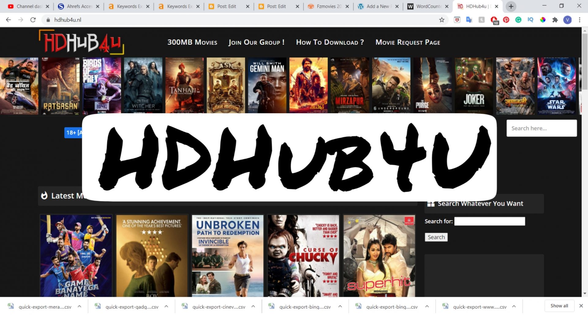 HDHub4u 2022 How To Download Free Movies & Web Series